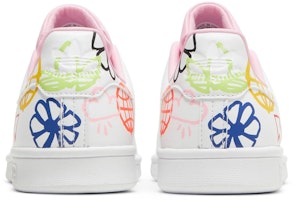 adidas originals Stan Smith 低幫 板鞋 女款 白粉黃色 Details for adidas originals Stan Smith 低幫 板鞋 女款 白粉黃色