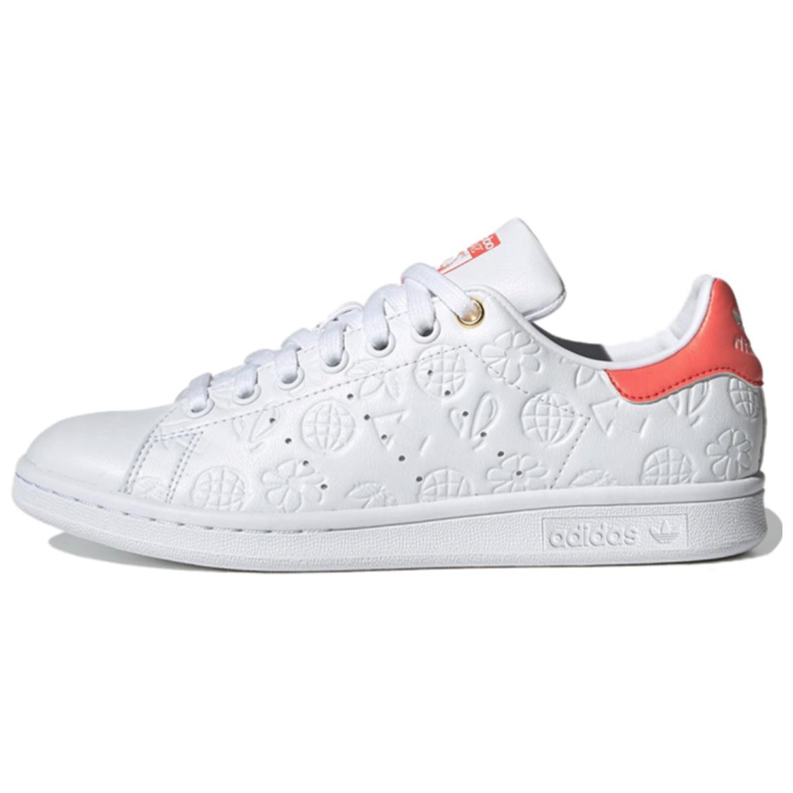 Buy (Women) adidas Stan Smith 'Embossed Graphics - White Semi Coral' FX5677