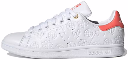 (Women) adidas Stan Smith 'Embossed Graphics - White Semi Coral' FX5677 (Women) adidas Stan Smith 'Embossed Graphics - White Semi Coral' FX5677