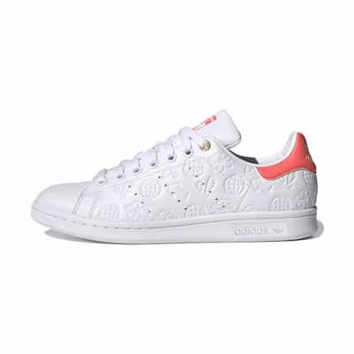 (W) adidas Stan Smith 'Embossed Graphics - White Semi Coral'