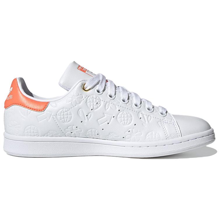 Order (Women) adidas Stan Smith 'Embossed Graphics - White Semi Coral' FX5677