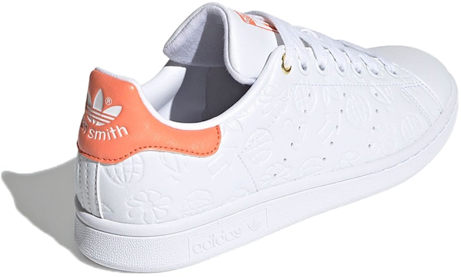 (Women) adidas Stan Smith 'Embossed Graphics - White Semi Coral' FX5677 Shop (Women) adidas Stan Smith 'Embossed Graphics - White Semi Coral' FX5677