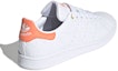 Shop (Women) adidas Stan Smith 'Embossed Graphics - White Semi Coral' FX5677