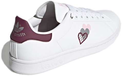 (W) 여성용 아디다스 스탠스미스 '하츠 - 빅토리 크림슨' H03936 H03936 Shop (W) 여성용 아디다스 스탠스미스 '하츠 - 빅토리 크림슨' H03936 H03936