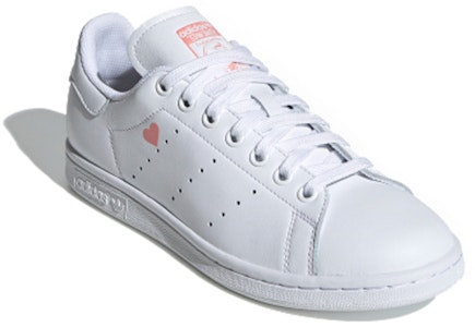 adidas originals StanSmith 白桃心 復古休閒 防滑耐磨 低筒 板鞋 女款 白粉 Order adidas originals StanSmith 白桃心 復古休閒 防滑耐磨 低筒 板鞋 女款 白粉