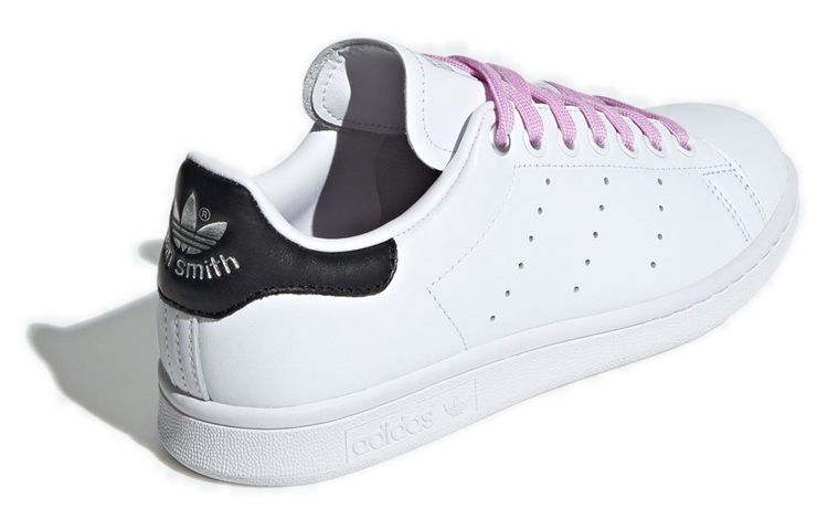 Lookbook (W) 阿迪达斯史密斯白色淡紫配色休闲鞋 EH2039