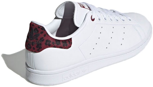 (W) adidas Stan Smith 'Putih Collegiate Burgundy' EE4896 Lookbook (W) adidas Stan Smith 'Putih Collegiate Burgundy' EE4896