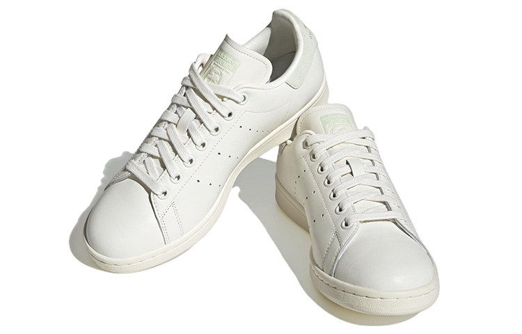 Lookbook (W) (여성용) 아디다스 스탠 스미스 '화이트 리넨 그린' HQ6659 HQ6659