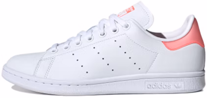 (Women) adidas Stan Smith 'White Signal Pink' FU9649 (Women) adidas Stan Smith 'White Signal Pink' FU9649
