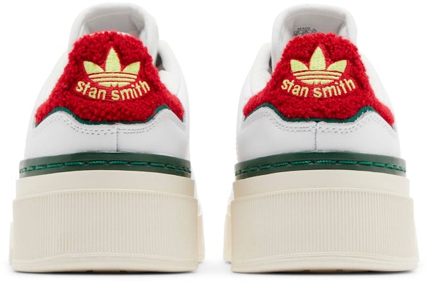 (Women) adidas Stan Smith Bonega 2B 'White Scarlet Green' HQ9882 Details for (Women) adidas Stan Smith Bonega 2B 'White Scarlet Green' HQ9882