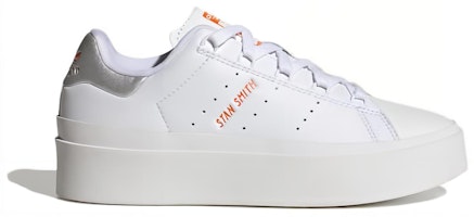 adidas Originals Stan Smith BONEGA 減震耐磨 低幫 板鞋 女款 白橙色 Order adidas Originals Stan Smith BONEGA 減震耐磨 低幫 板鞋 女款 白橙色
