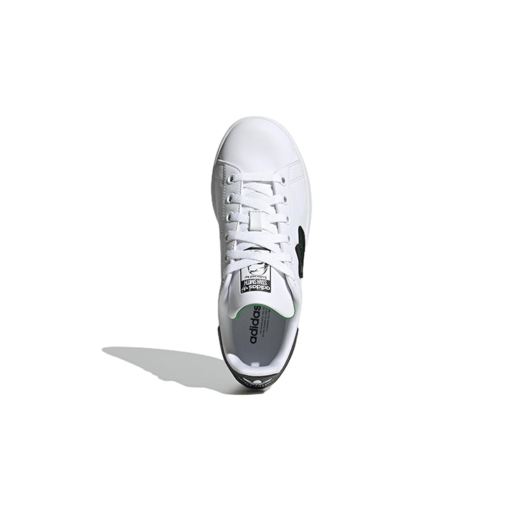 (W) adidas Stan Smith J 'Trefoil Sequins - White' 圖 5