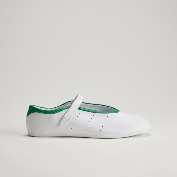 Lookbook (W) adidas Stan Smith Low Ballet Putih/Putih/Hijau LA6370