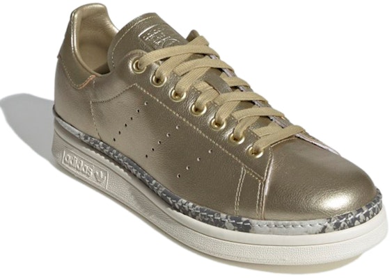 (W) adidas Stan Smith New Bold 'Oro Metálico' F34120 Lookbook (W) adidas Stan Smith New Bold 'Oro Metálico' F34120