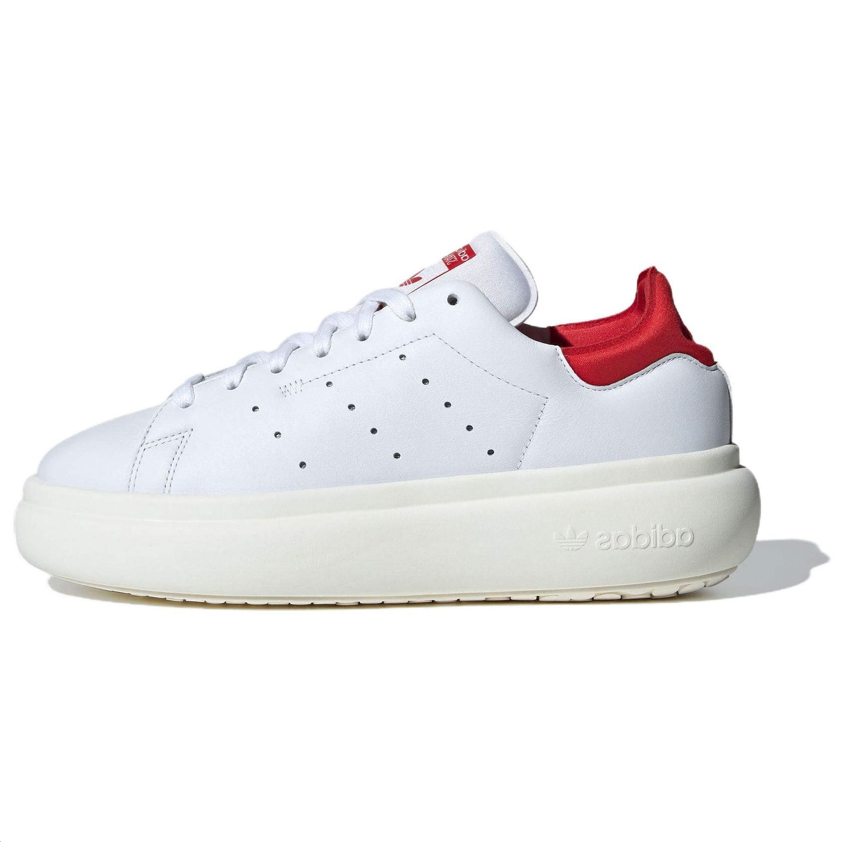 (Women) adidas Stan Smith Platform 'White Scarlet' IE0452