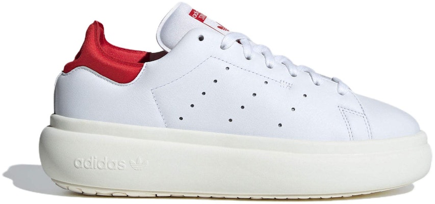adidas originals Stan Smith Pf 舒適簡約 防滑耐磨 低筒 板鞋 女款 白紅 Order adidas originals Stan Smith Pf 舒適簡約 防滑耐磨 低筒 板鞋 女款 白紅