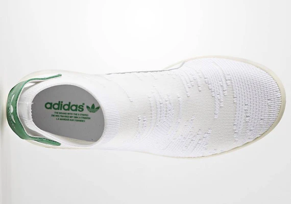 Stan smith sock hot sale primeknit shoes white
