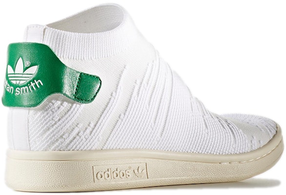 (Women) adidas Stan Smith Sock Primeknit 'White Green' BY9252 Shop (Women) adidas Stan Smith Sock Primeknit 'White Green' BY9252