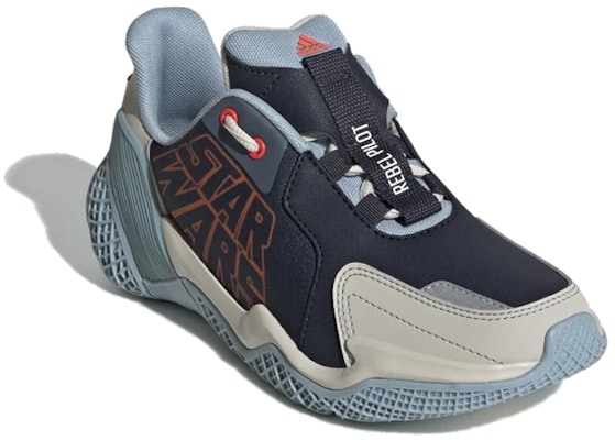 (W) adidas Star War 4uture Runner J 'Biru Coklat' EF9483 Order (W) adidas Star War 4uture Runner J 'Biru Coklat' EF9483