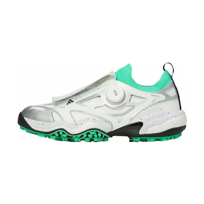 (W) Adidas Stella CodeChaos BOA Golf Shoes Core White/Bright Green/Silver Metallic