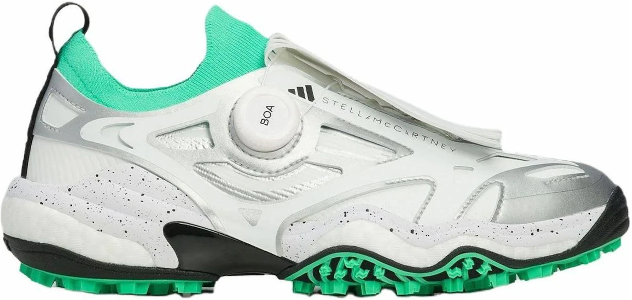 (W) Adidas Stella CodeChaos BOA Kasut Golf Putih Hijau Terang Perak Metalik JH8937 Lookbook (W) Adidas Stella CodeChaos BOA Kasut Golf Putih Hijau Terang Perak Metalik JH8937
