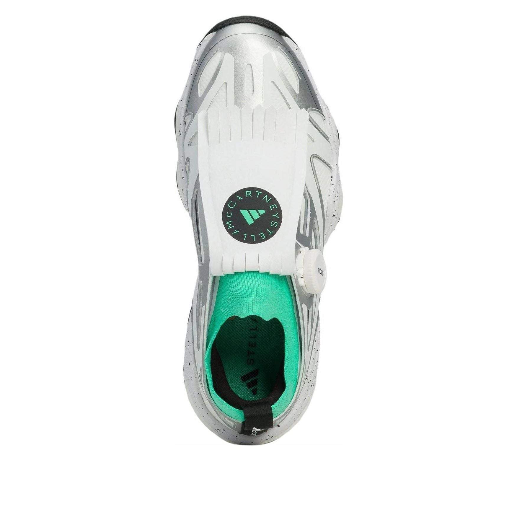 Purchase (W) Adidas Stella CodeChaos BOA Kasut Golf Putih Hijau Terang Perak Metalik JH8937