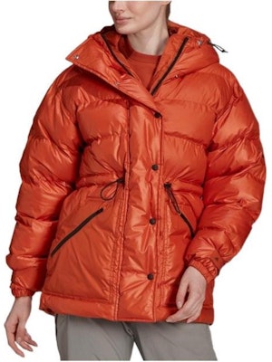 (W) 阿迪达斯Stella标志可拆卸帽羽绒夹克女款红色 GU1601 Lookbook (W) 阿迪达斯Stella标志可拆卸帽羽绒夹克女款红色 GU1601