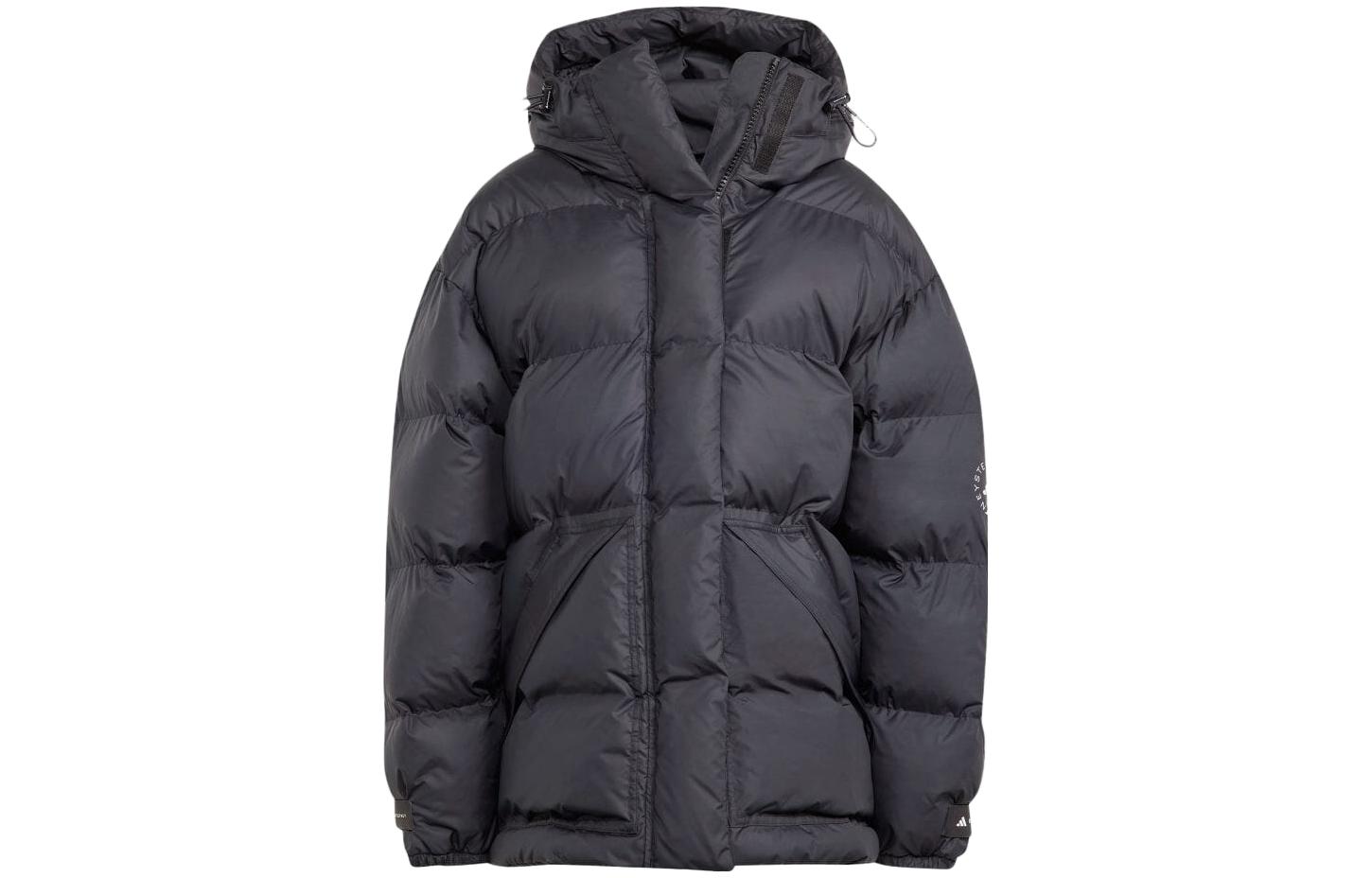 (Women) adidas Stella McCartney  Black Puffer Jacket Winter Coat. IN2820