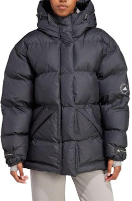 (W) 阿迪达斯 Stella McCartney 黑色羽绒冬季外套. IN2820 Lookbook (W) 阿迪达斯 Stella McCartney 黑色羽绒冬季外套. IN2820