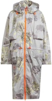 (Women) adidas Stella McCartney Long Sportswear Parka Floral Print - Mica Pink IN3635 (Women) adidas Stella McCartney Long Sportswear Parka Floral Print - Mica Pink IN3635