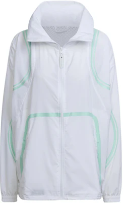 (Women) adidas Stella McCartney White Running Jacket with Colorblock Stripes. HD9121 Buy (Women) adidas Stella McCartney White Running Jacket with Colorblock Stripes. HD9121
