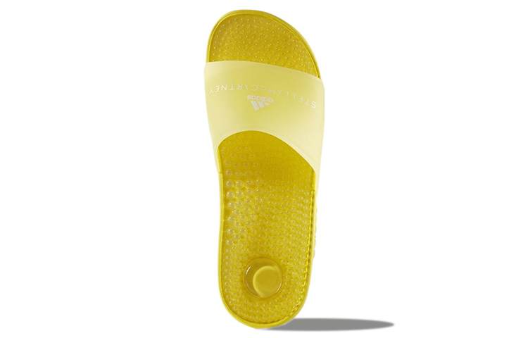 (W) adidas Stella McCartney Adissage Slides 'Yellow' 圖 5