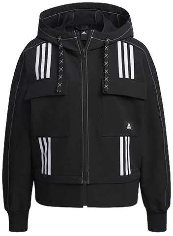 women-adidas-str-jkt-diy-black-outdoor-multi-pocket-casual-hooded-jacket-gp-0628