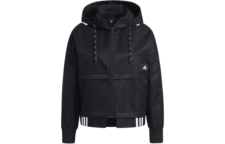 (Women) adidas Str Jkt Light Hooded Jacket - Black Athletic Style GT4404 圖 2