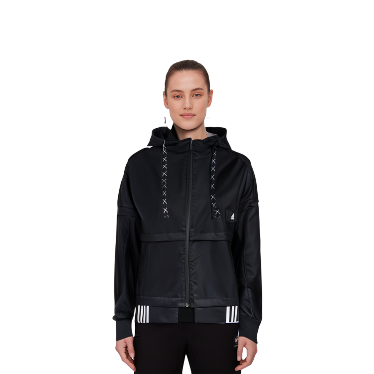 (Women) adidas Str Jkt Light Hooded Jacket - Black Athletic Style GT4404 圖 7