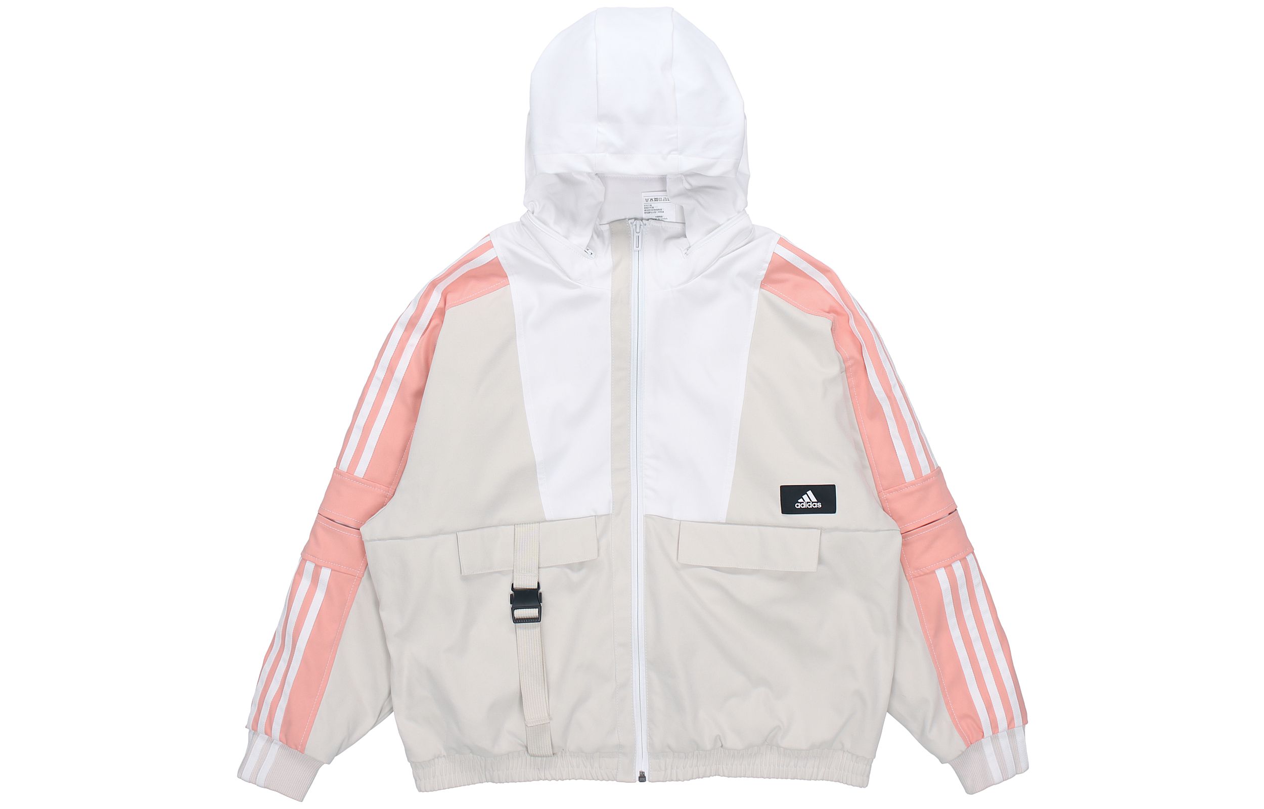 (Women) adidas STR JKT Warm Retro Training Hoodie Jacket Light Grey GP0635