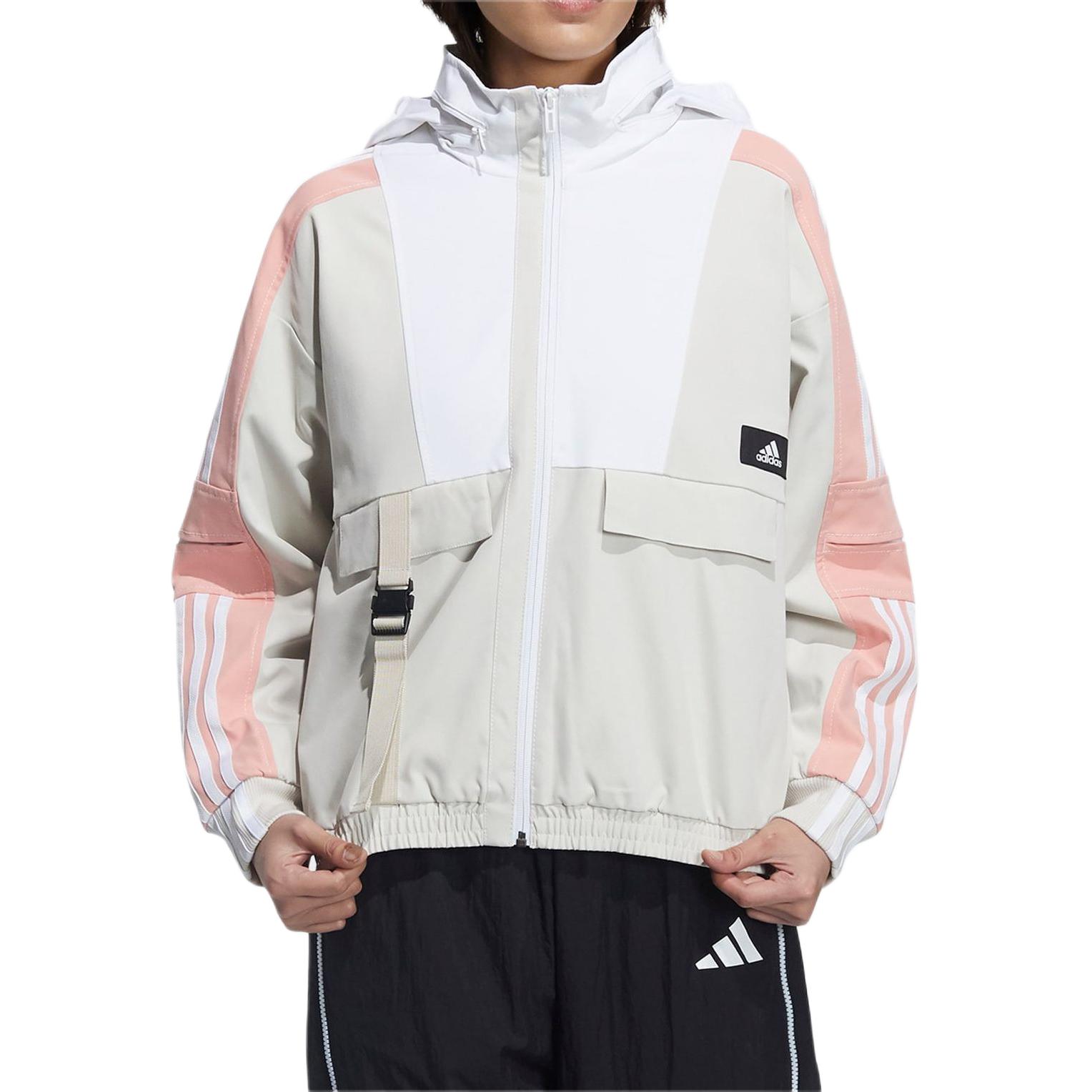 (Women) adidas STR JKT Warm Retro Training Hoodie Jacket Light Grey GP0635 圖 7