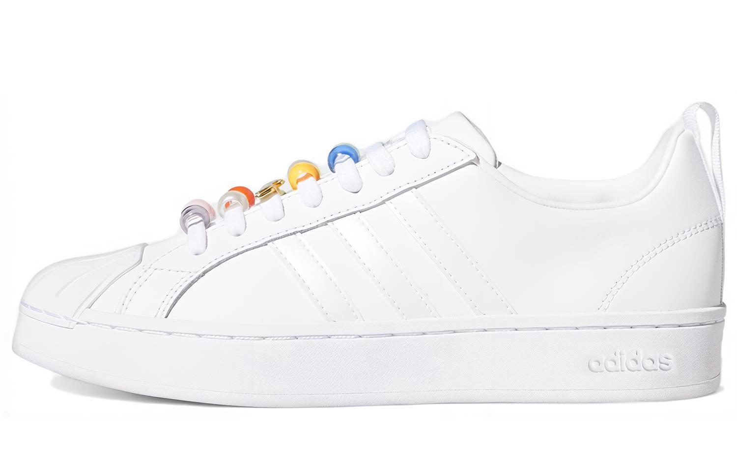 (Women) adidas Streetcheck Cloudfoam Court Low 'White Multi-Color' GZ4057