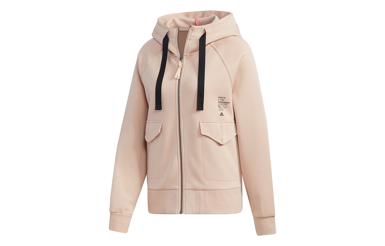 (Women) adidas STY KN NEW TT Casual Sports Jacket Pearl Pink GF0155