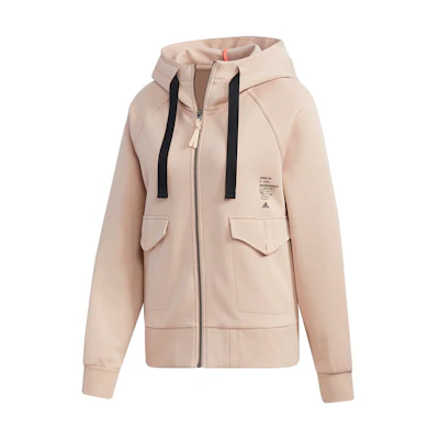 (Women) adidas STY KN NEW TT Casual Sports Jacket Pearl Pink GF0155