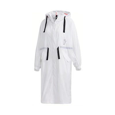 (Women) adidas STY Long Jacket White Fitness Outerwear GF0119
