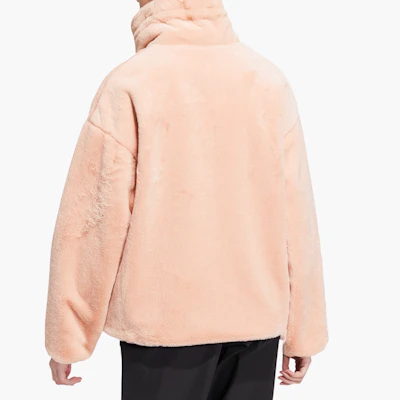 (W) adidas Sty W Fur Jacket Pink Jaket Olahraga Berbulu Plush H07394 Details for (W) adidas Sty W Fur Jacket Pink Jaket Olahraga Berbulu Plush H07394