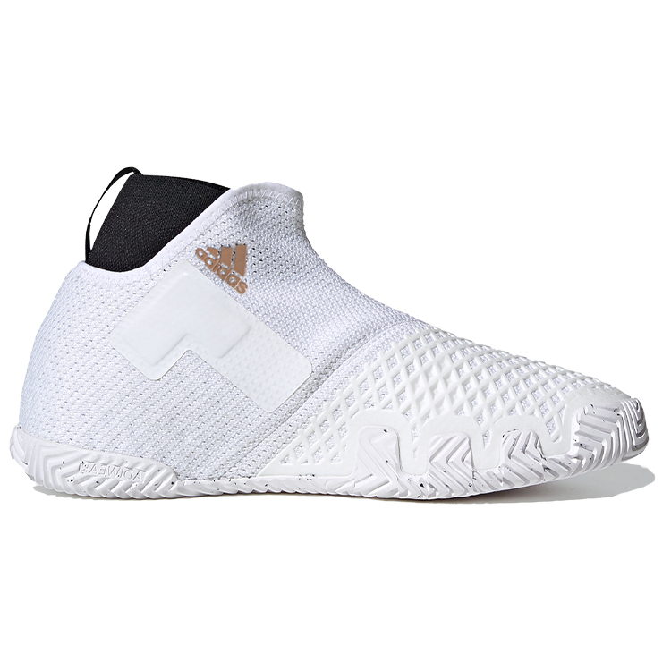 Lookbook 【女性】adidas Stycon 無鞋帶高幫網球鞋「白銅金屬」FY2946