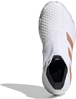 (Women) adidas Stycon Laceless HC 'White Copper Metallic' FY2946 Purchase (Women) adidas Stycon Laceless HC 'White Copper Metallic' FY2946