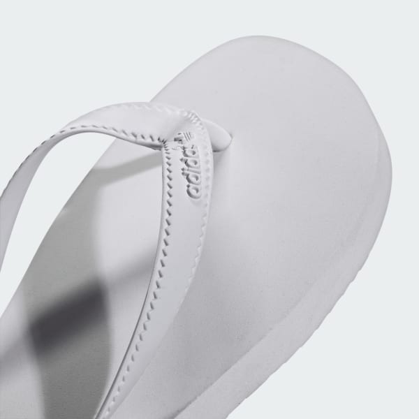(W) Adidas Sun Beach Thongs Sandals Cloud White/Core Black/Cloud White 圖 7