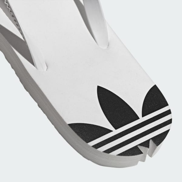 (W) Adidas Sun Beach Thongs Sandals Cloud White/Core Black/Cloud White 圖 8