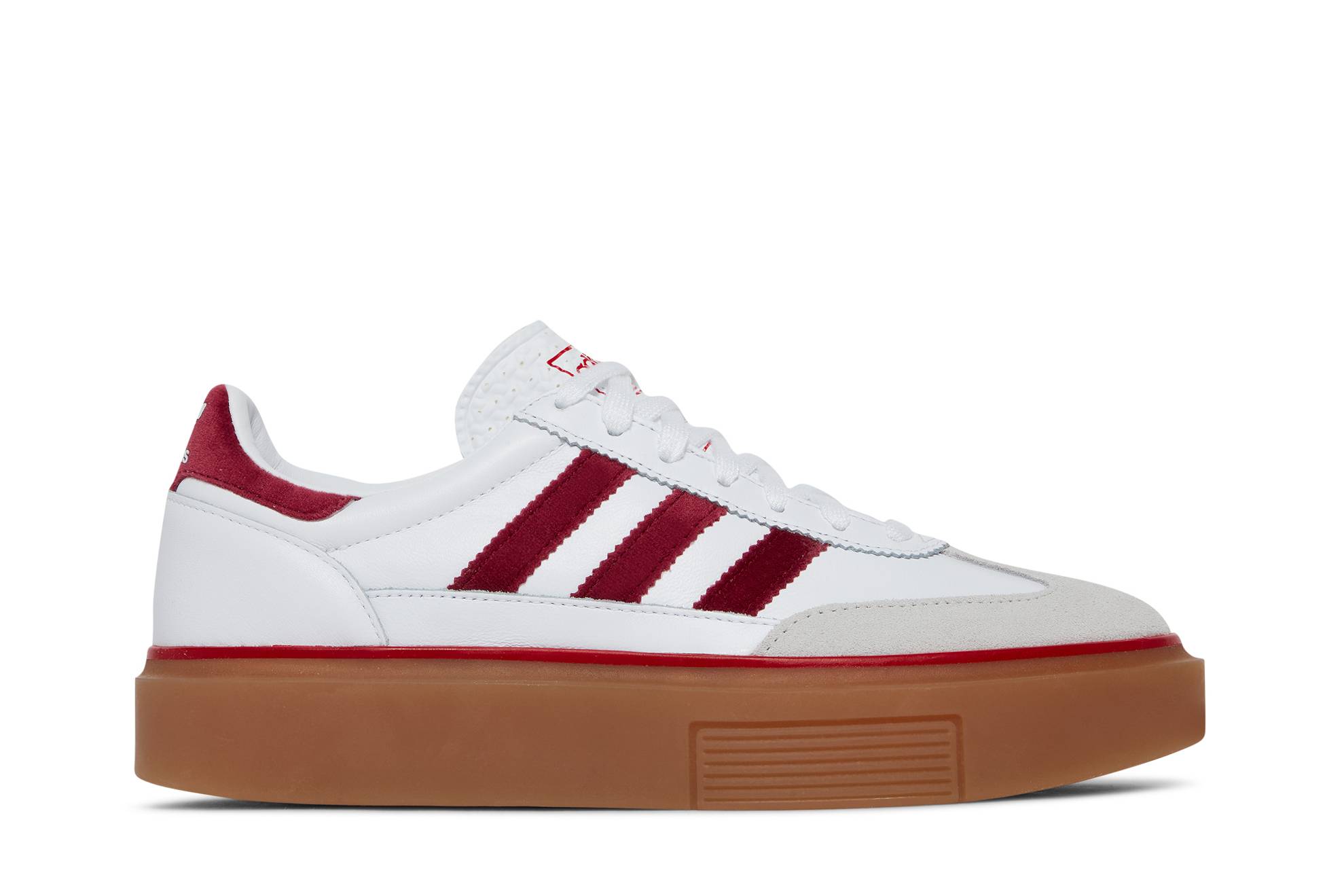 (Women) adidas Super Sleek 72 'White Burgundy Gum' GW4901
