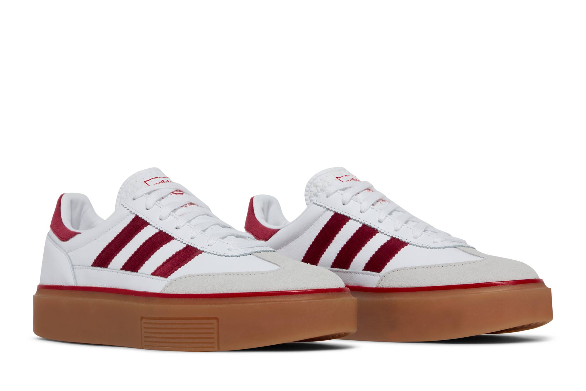 Cheap (W) 아디다스 슈퍼 슬릭 72 '화이트 버건디 검' GW4901