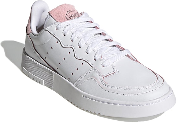 (Women) adidas Supercourt 'White Clear Pink' FV9709 Lookbook (Women) adidas Supercourt 'White Clear Pink' FV9709
