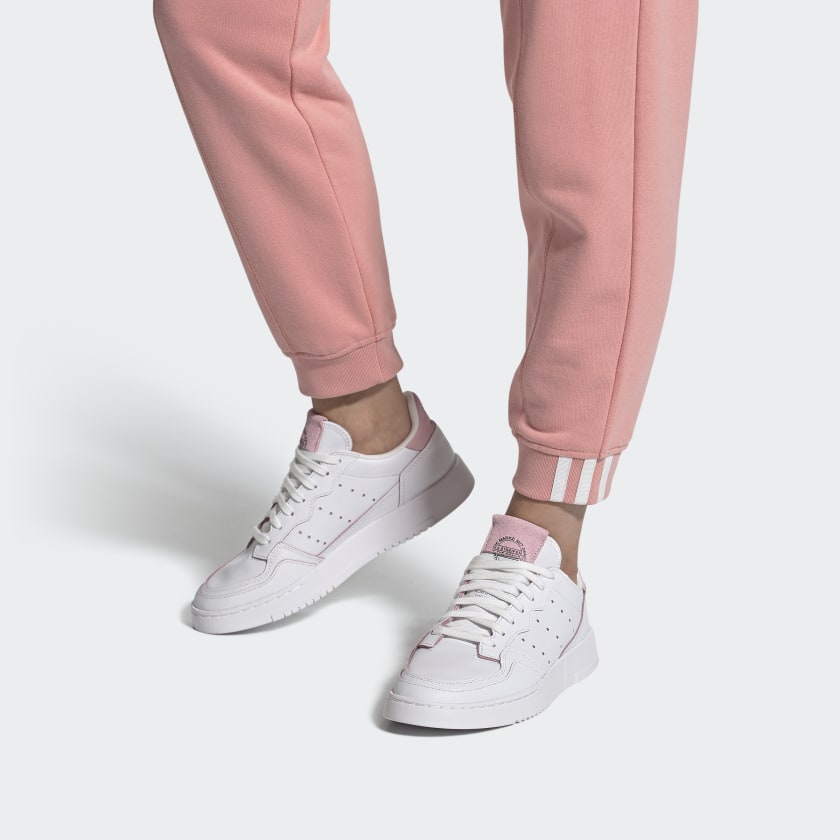 Cheap (W) adidas Supercourt ''Bianco Rosa Chiaro'' FV9709